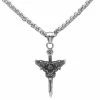 Pendentif Épée Viking Loups De Ragnarök 2 Pendentif Épée Viking Loups De Ragnarök -vêtements Soldes Magasin pendentif epee viking