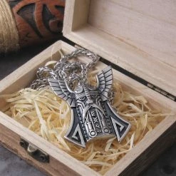 Pendentif Gardien Du Valhalla 22 Pendentif Gardien Du Valhalla -vêtements Soldes Magasin pendentif guerrier du valhalla argente
