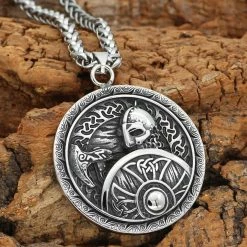 Pendentif Guerrier Viking 9 Pendentif Guerrier Viking -vêtements Soldes Magasin pendentif guerrier viking en acier