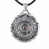 Collier Dragon Ouroboros En Argent -vêtements Soldes Magasin pendentif homme dragon argent
