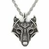 Pendentif Loup Nordique 2 Pendentif Loup Nordique -vêtements Soldes Magasin pendentif loup viking fenrir