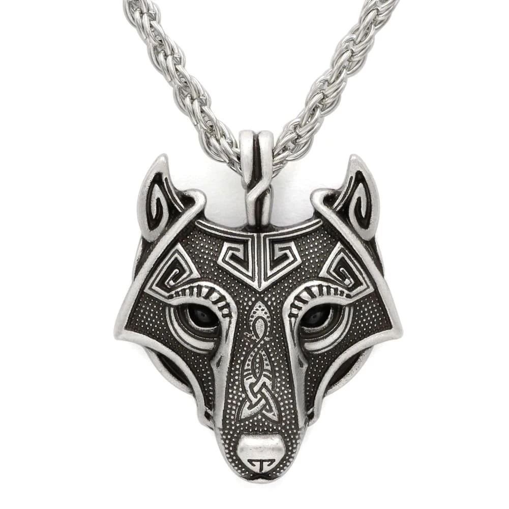 Pendentif Loup Nordique 3 Pendentif Loup Nordique