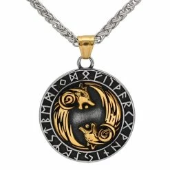 Pendentif Loups Sköll Et Hati