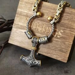 Pendentif Marteau Mjölnir En Acier 11 Pendentif Marteau Mjölnir En Acier -vêtements Soldes Magasin pendentif marteau de thor acier