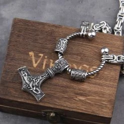 Pendentif Marteau Mjölnir En Acier 13 Pendentif Marteau Mjölnir En Acier -vêtements Soldes Magasin pendentif marteau de thor en acier