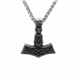 Pendentif Marteau De Thor Rune Odal