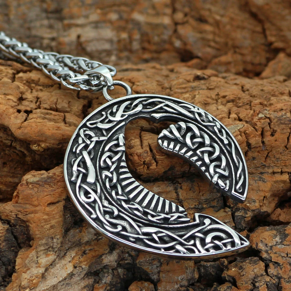 Pendentif Silhouette De Corbeau Viking 5 Pendentif Silhouette De Corbeau Viking – Image 3