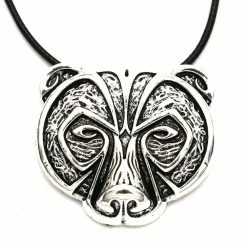 Pendentif Viking Tête D'Ours Des Forêts