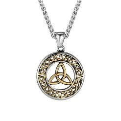 Pendentif Triquetra En Acier