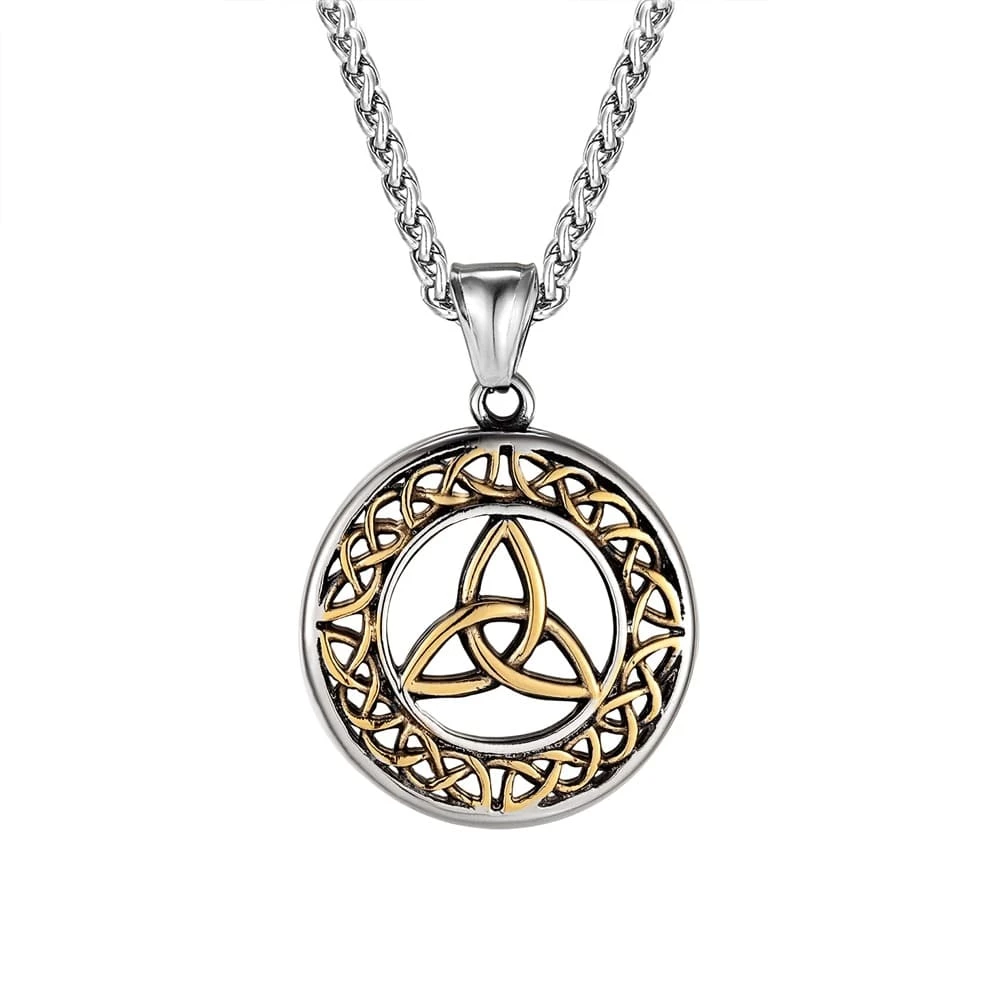 Pendentif Triquetra En Acier 3 Pendentif Triquetra En Acier