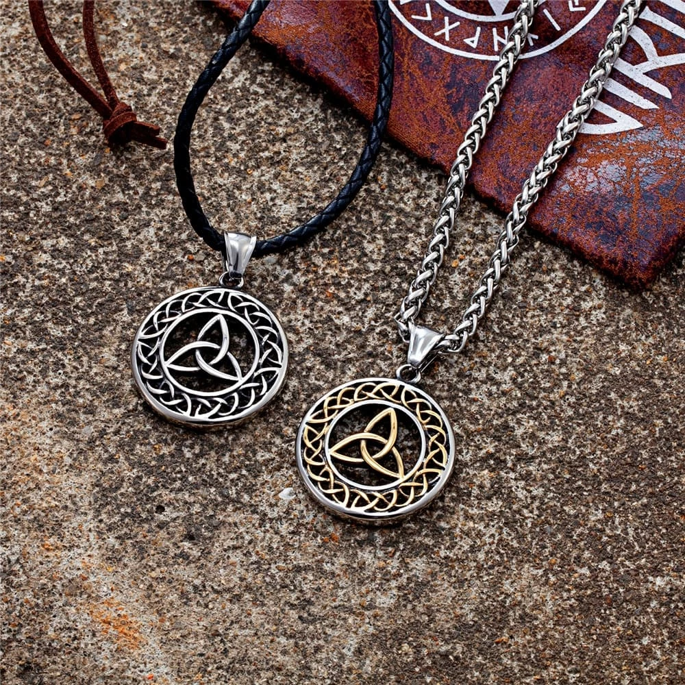 Pendentif Triquetra En Acier 8 Pendentif Triquetra En Acier – Image 6