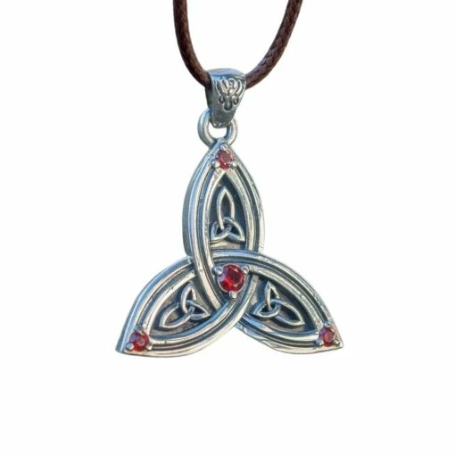 Pendentif Noeud Celtique En Argent -vêtements Soldes Magasin pendentif triquetra en argent