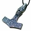 Pendentif Marteau De Thor Ancien En Argent Massif 1 Pendentif Marteau De Thor Ancien En Argent Massif -vêtements Soldes Magasin pendentif viking ancien