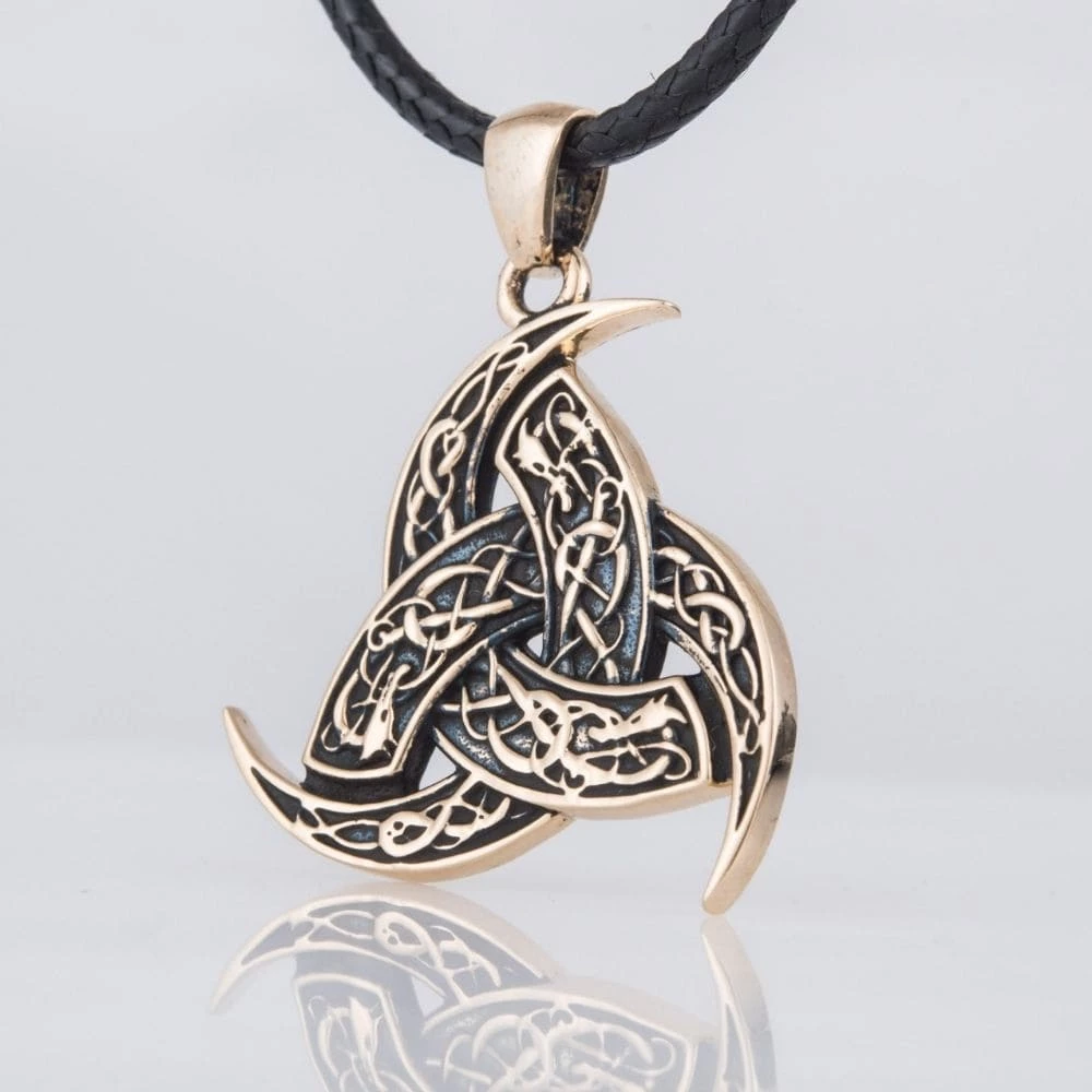 Collier Cornes D'Odin En Bronze 6 Collier Cornes D'Odin En Bronze – Image 4