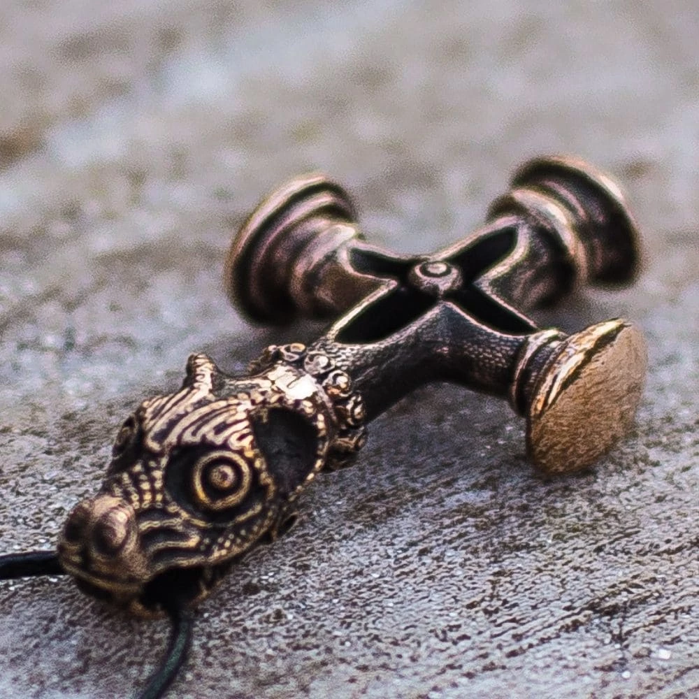 Pendentif Croix Islandaise En Bronze 7 Pendentif Croix Islandaise En Bronze – Image 5