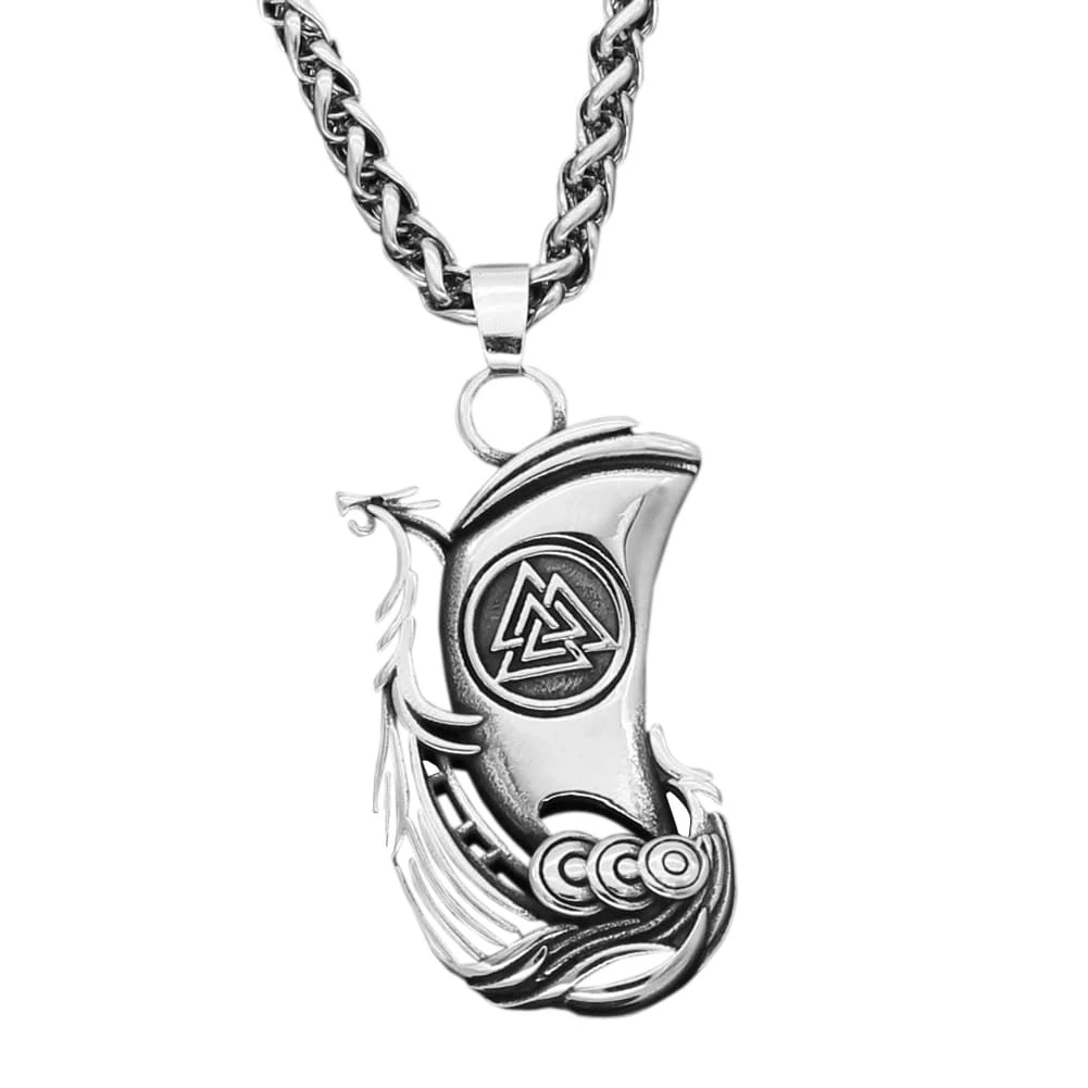 Pendentif Drakkar Viking 3 Pendentif Drakkar Viking