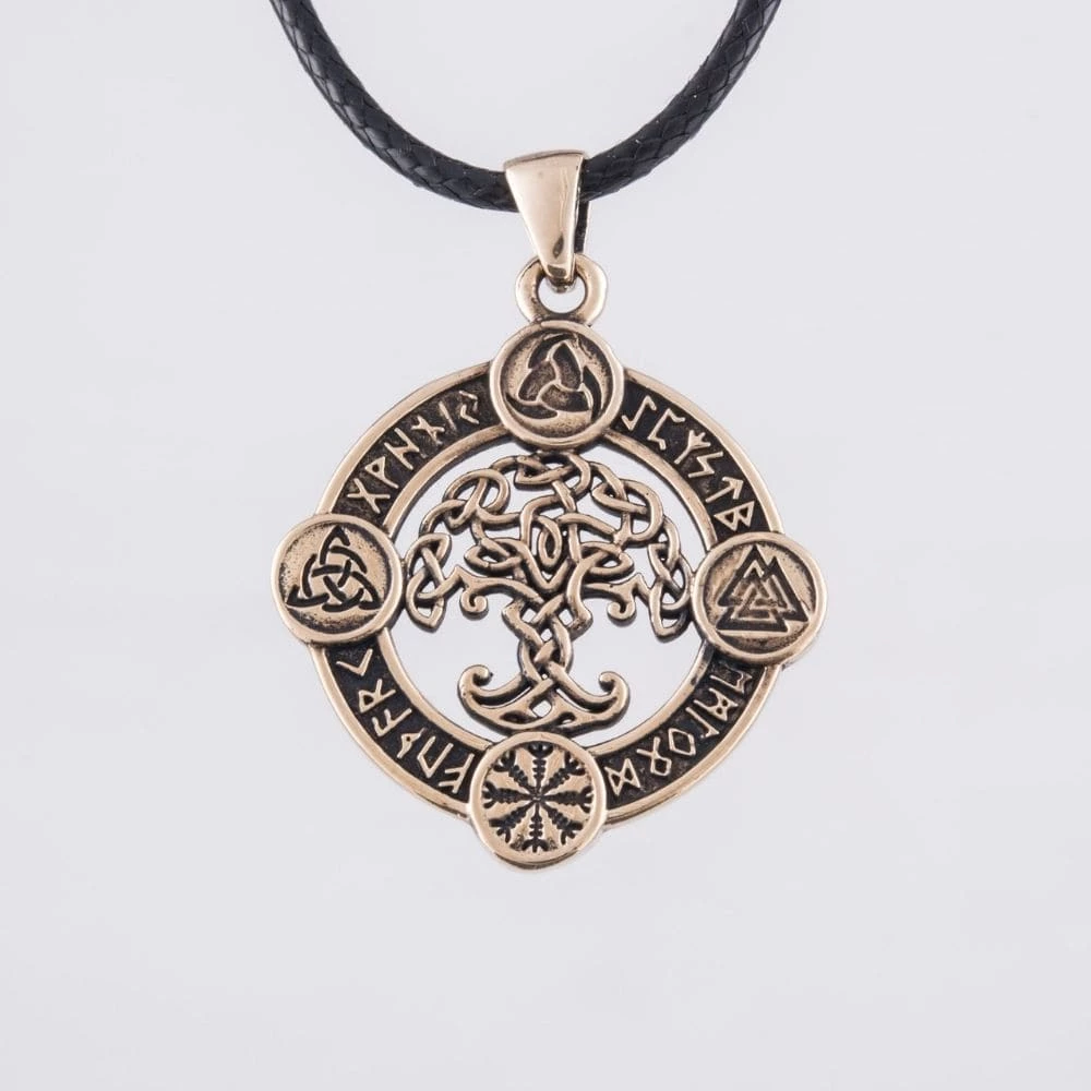 Pendentif Arbre Yggdrasil En Bronze 5 Pendentif Arbre Yggdrasil En Bronze – Image 3