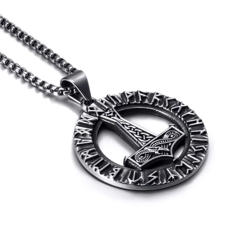 Collier Viking Marteau Des Peuples Du Nord 4 Collier Viking Marteau Des Peuples Du Nord – Image 2