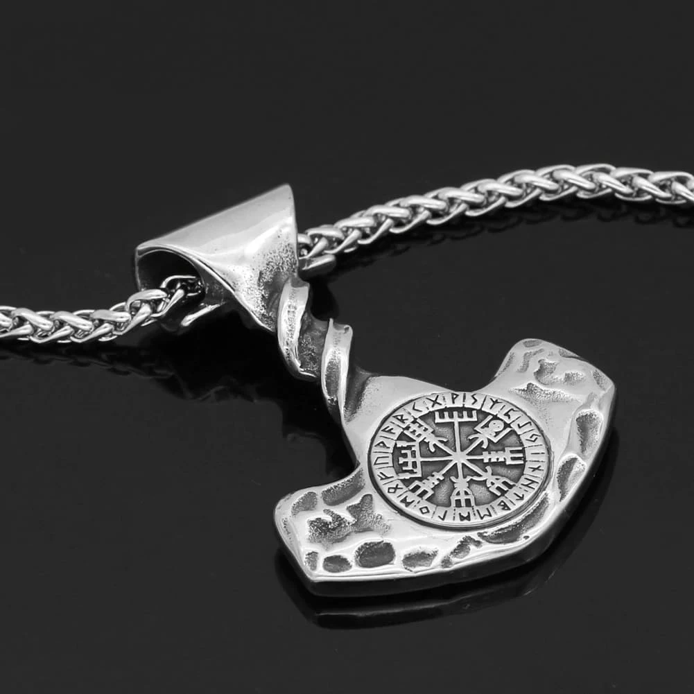 Pendentif Mjölnir Vegvisir 5 Pendentif Mjölnir Vegvisir – Image 3
