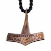 Pendentif Viking Marteau De Thor Traditionnel En Bronze 2 Pendentif Viking Marteau De Thor Traditionnel En Bronze -vêtements Soldes Magasin pendentif viking traditionnel marteau de thor