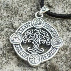Pendentif Yggdrasil En Argent 10 Pendentif Yggdrasil En Argent -vêtements Soldes Magasin pendentif yggdrasil argent sterling