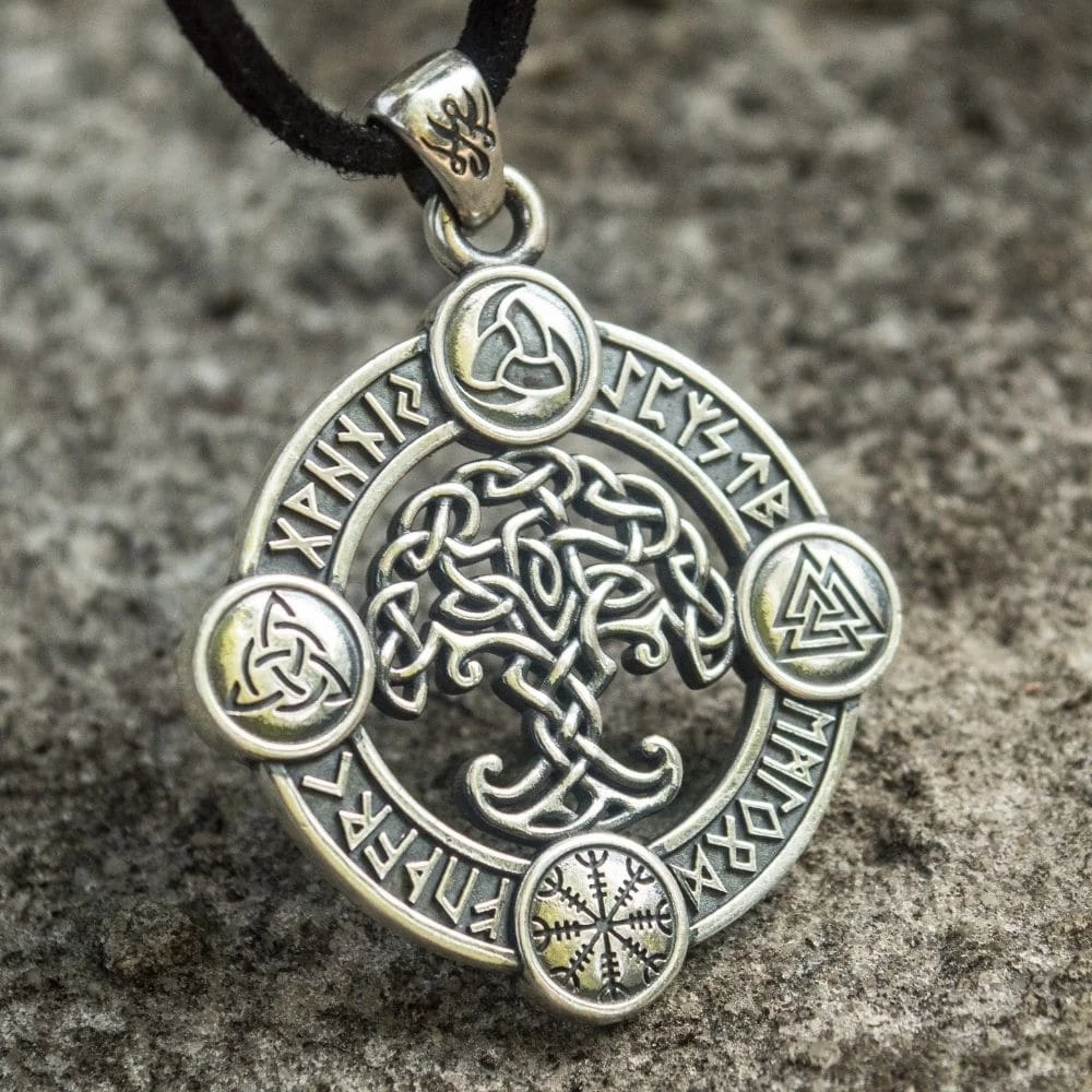 Pendentif Yggdrasil En Argent 4 Pendentif Yggdrasil En Argent – Image 2