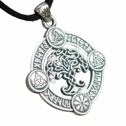 Pendentif Yggdrasil En Argent