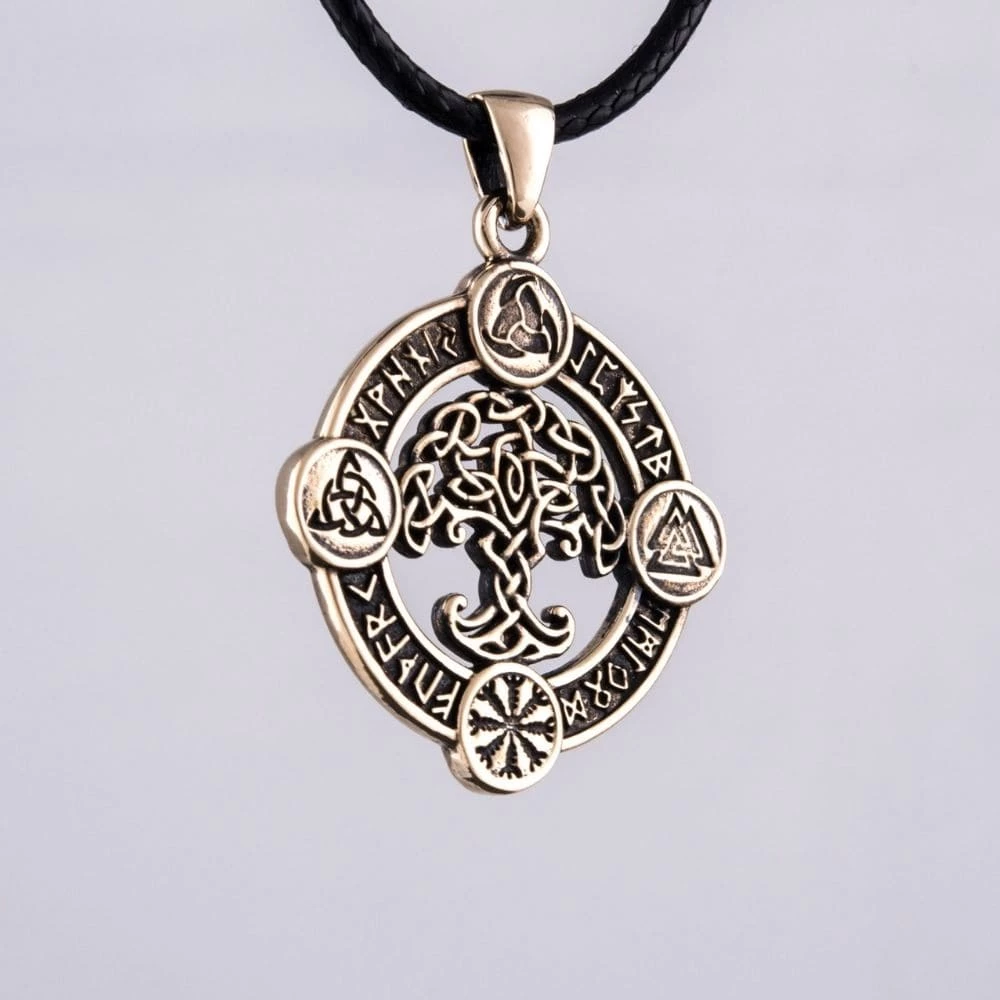 Pendentif Arbre Yggdrasil En Bronze 7 Pendentif Arbre Yggdrasil En Bronze – Image 5