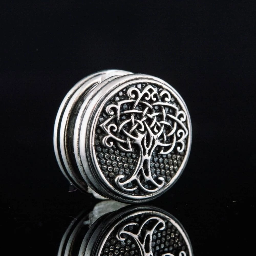 Perle Viking - Perle De Barbe Yggdrasil En Argent 5 Perle Viking - Perle De Barbe Yggdrasil En Argent – Image 3