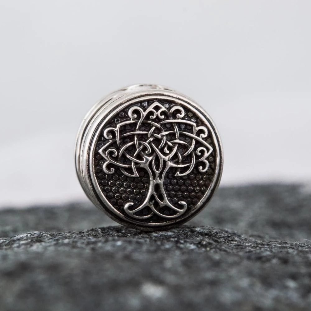 Perle Viking - Perle De Barbe Yggdrasil En Argent 6 Perle Viking - Perle De Barbe Yggdrasil En Argent – Image 4