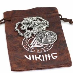 Pendentif Guerrier Viking 11 Pendentif Guerrier Viking -vêtements Soldes Magasin pochette collier guerrier viking