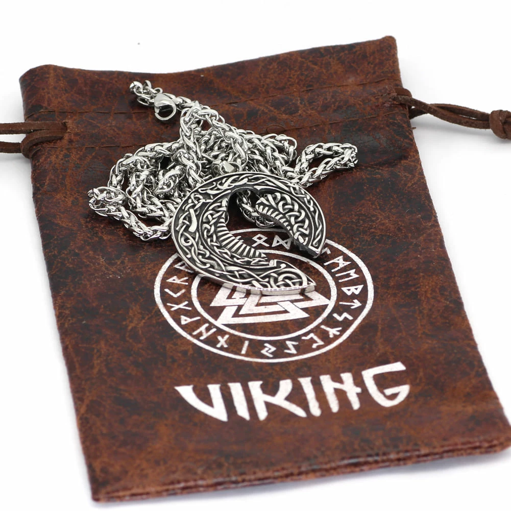 Pendentif Silhouette De Corbeau Viking 7 Pendentif Silhouette De Corbeau Viking – Image 5