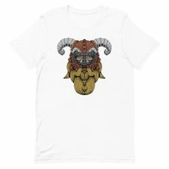 Devant -vêtements Soldes Magasin t shirt casque guerrier viking