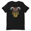 T-shirt Tête De Guerrier Viking 2 T-shirt Tête De Guerrier Viking -vêtements Soldes Magasin t shirt casque viking