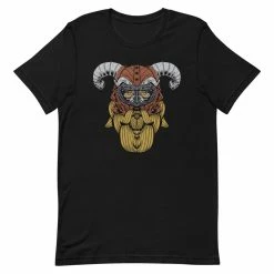 T-shirt Tête De Guerrier Viking