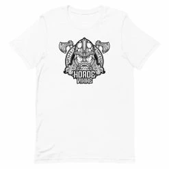 Devant -vêtements Soldes Magasin t shirt horde viking blanc