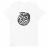 T-shirt Corbeau Vegvisir 2 T-shirt Corbeau Vegvisir -vêtements Soldes Magasin t shirt vegvisir nordique