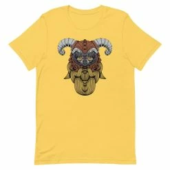 T-shirt Tête De Guerrier Viking 7 T-shirt Tête De Guerrier Viking -vêtements Soldes Magasin t shirt viking casque