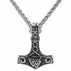 Pendentif Marteau Symbole Valknut 1 Pendentif Marteau Symbole Valknut -vêtements Soldes Magasin valknut pendentif